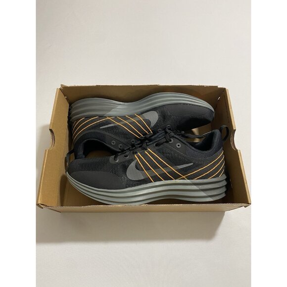 New Men’s Size 12 - Nike Lunar Roam Black Grey Laser Orange HM0713 003 main image 9